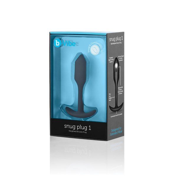 B-vibe Snug Plug Small Black 1