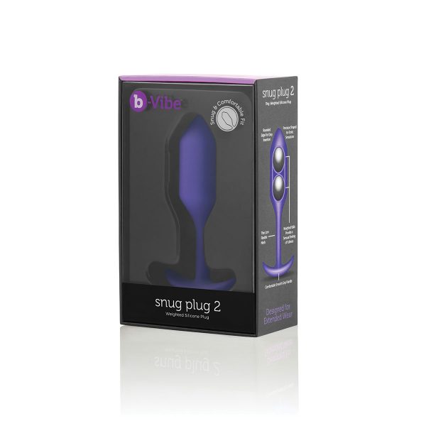 B-vibe Snug Plug Medium Purple 4