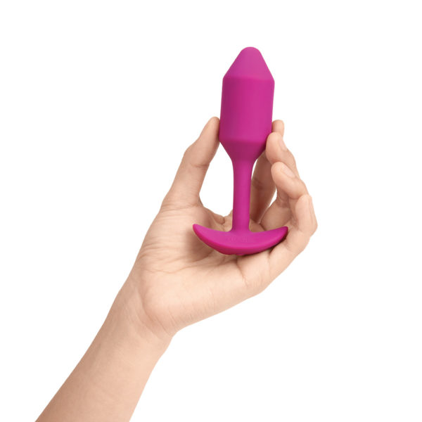 b-Vive Snug Plug Vibrating Rose Medium