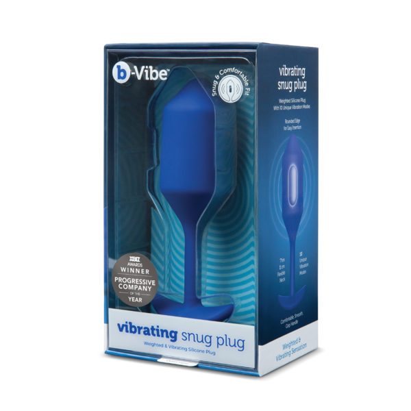 b-Vibe Snug Plug Vibrating Navy XL