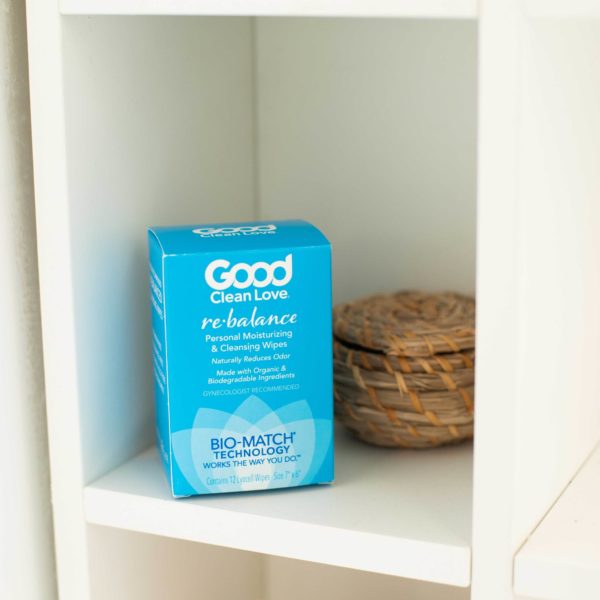 Good Clean Love Rebalance wipes